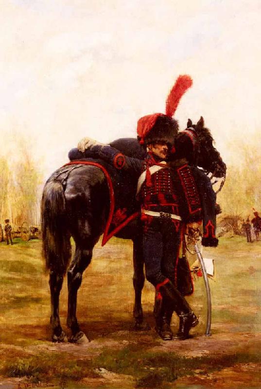 Edouard Detaille Artillerie a cheval de la Garde Imperiale